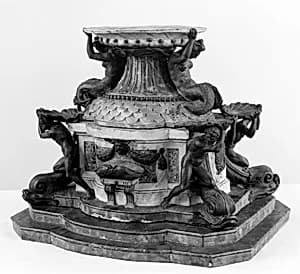 Model of a fountain by Giambologna