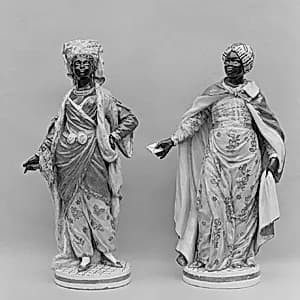 Moorish man and woman by Jacob Petit|Fontainebleau