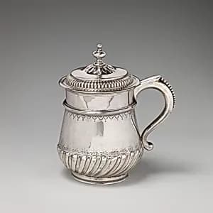 Mug with cover by D., London