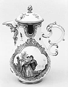 Mustard pot by Meissen Manufactory