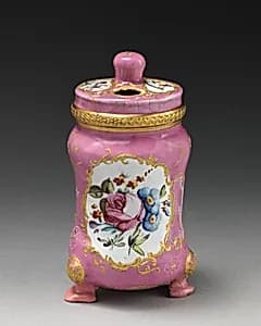 Mustard pot with cover by Unknown Artist