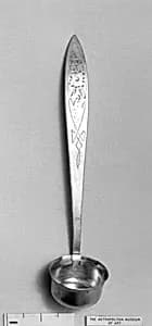 Mustard spoon by Unknown Artist