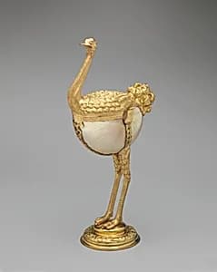 Nautilus shell cup with cover by Elkington & Co.