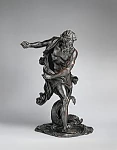 Neptune with a dolphin