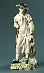 Norwegian Peasant (Bridegroom from Fanøe) by Johann Gottfried Grund|Royal Porcelain Manufactory