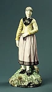 Norwegian Peasant (Woman from Tromsø) by Johann Gottfried Grund|Royal Porcelain Manufactory