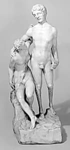 Nymph and satyr by Zaccaria Zacchi