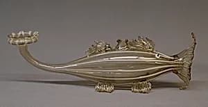 Oil lamp by Unknown Artist