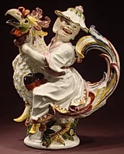 Oil or vinegar cruet by Johann Joachim Kändler|Meissen Manufactory