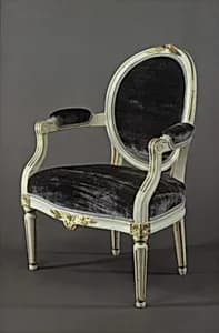 Oval-back armchair by Unknown Artist