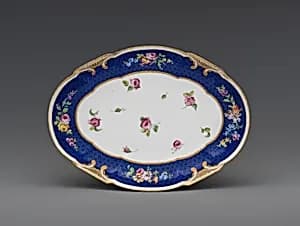 Oval platter by Sèvres Manufactory|Jean-Jacques Pierre the Younger