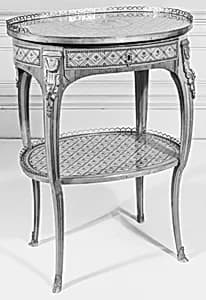 Oval table