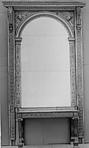 Overmantel mirror by Unknown Artist