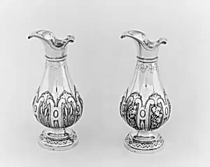 Pair of altar cruets by Jean-Ange Loque