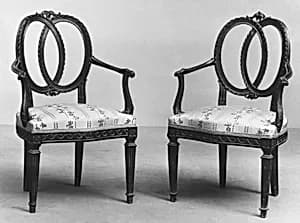 Pair of armchairs by Unknown Artist