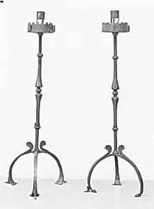 Pair of candelabra by Unknown Artist
