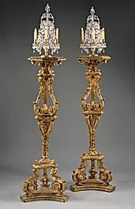 Pair of candlestands by Unknown Artist