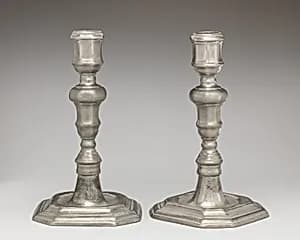 Pair of candlesticks by Unknown Artist