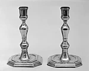 Pair of candlesticks by Joseph Moillet