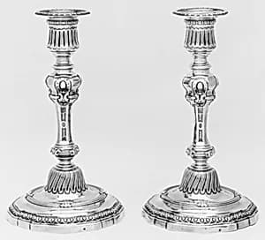 Pair of candlesticks by Jean-François Balzac|François Rigal