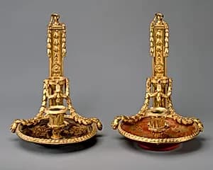 Pair of candlesticks by Unknown Artist