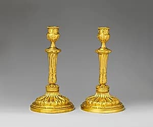 Pair of candlesticks by Unknown Artist