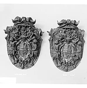 Pair of cartouches by Unknown Artist