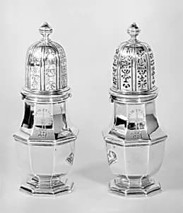 Pair of casters by Anthony Nelme|John Chartier