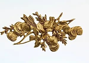 Pair of clock ornaments by Unknown Artist