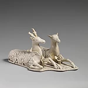 Pair of deer by Unknown Artist