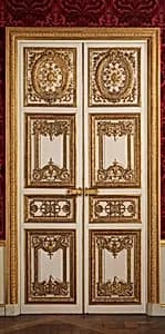 Pair of double doors by Unknown Artist