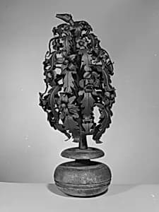 Pair of finials by Unknown Artist