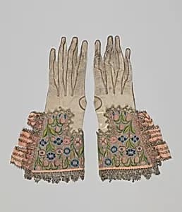 Pair of gloves by Unknown Artist