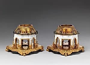 Pair of incense burners by Unknown Artist