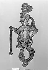 Pair of keyhole escutcheons by Unknown Artist