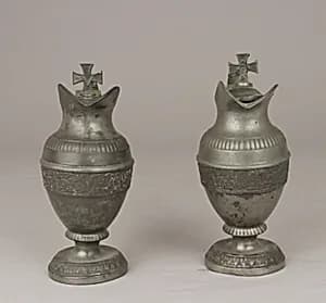 Pair of mass cruets by Unknown Artist
