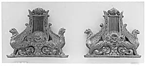 Pair of ornaments by Unknown Artist