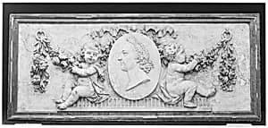 Pair of overdoors by Unknown Artist