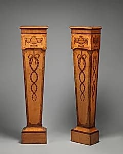 Pair of pedestals by Unknown Artist