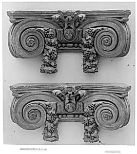 Pair of pilaster capitals by Unknown Artist