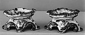 Pair of saltcellars by Unknown Artist
