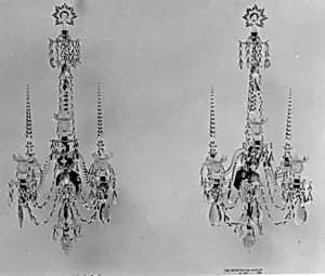Pair of sconces by Unknown Artist