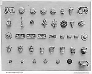 Pair of sections of spindles by Unknown Artist