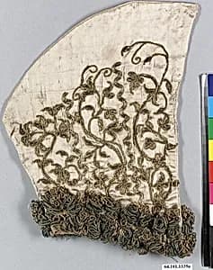 Pair of short dress sleeves by Unknown Artist