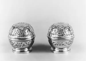 Pair of sponge boxes by Claude-Pierre Deville