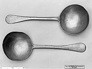 Pair of spoons by Unknown Artist