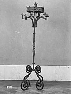 Pair of standing candelabra by Unknown Artist