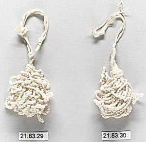 Pair of tassels by Unknown Artist