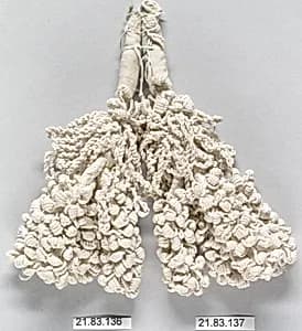 Pair of tassels by Unknown Artist