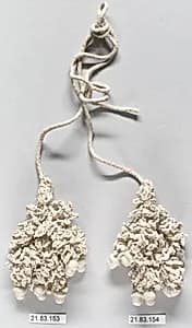 Pair of tassels by Unknown Artist
